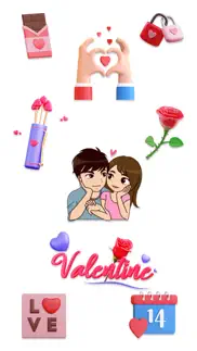 valentine stickers - wasticker iphone images 1