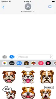 bulldog emoji mania iphone bildschirmfoto 3