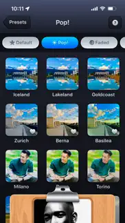 presets - photos app companion iphone capturas de pantalla 3