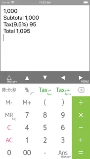calculadora panecalst iphone capturas de pantalla 2
