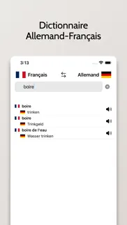 dictionnaire allemand/français iPhone Captures Décran 2