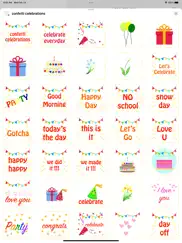 confetti celebrations stickers ipad images 3
