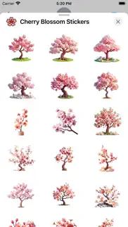 cherry blossom stickers iphone resimleri 1