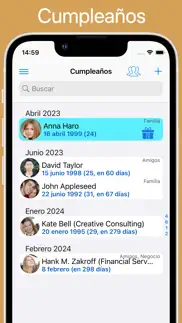 contactspro hx iphone capturas de pantalla 2
