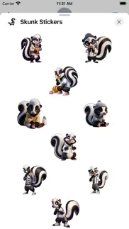 skunk stickers iPhone Captures Décran 1