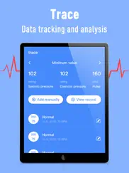 blood pressure recorde app ipad images 1