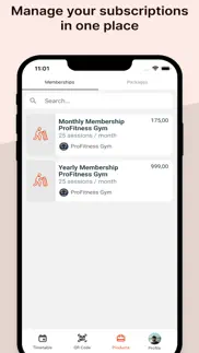 profitness gym iphone capturas de pantalla 4