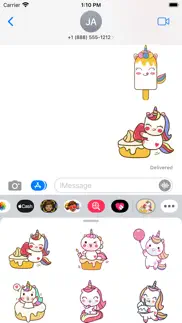 naughty unicorn stickers iphone images 2