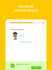 duolingo : cours de langue iPad Captures Décran 4