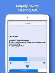 sound amplifier - hearing aid ipad images 1