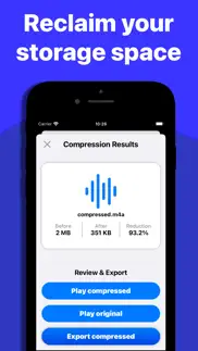 audio compressor - mp3 shrink iphone images 3