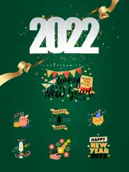 2022 happy new year stickers! ipad images 1