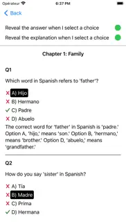 spanish vocabulary exam iphone resimleri 2