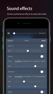 audio editor lite -sound maker iPhone Captures Décran 2