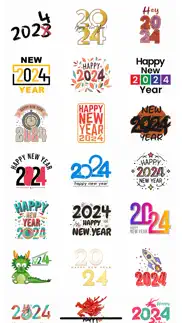 new year 2024 eve stickers iphone images 3