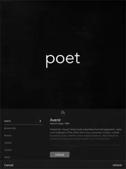 poetics iPad Captures Décran 4