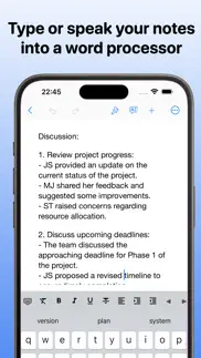meeting notes - pdf, summaries iphone images 2