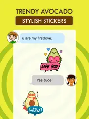 avacado emoji stickers ipad images 2