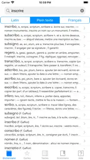 tabula (dictionnaire latin) iPhone Captures Décran 4