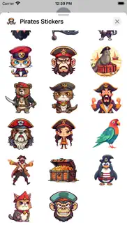 pirates sticker pack iphone resimleri 3