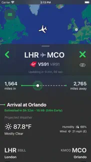 flight tracker iPhone Captures Décran 3