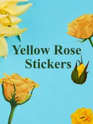 yellow rose stickers ipad images 1