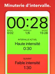 seconds pro interval timer iPad Captures Décran 1