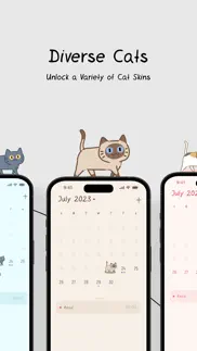 cat calendar - with widgets iphone resimleri 4