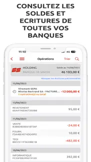 suite mobile banque de savoie iPhone Captures Décran 3