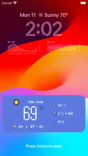 pixel weather - forecast iphone resimleri 1