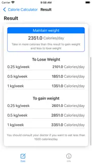 calorie calculator - tdee calc iphone images 2