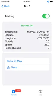 puretrack gps tracker iphone bildschirmfoto 2