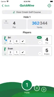quicknine golf scorecard iphone images 1