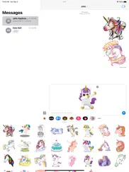 colourful unicorn stickers ipad images 2