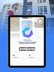 cheros app for subcontractor's iPad Captures Décran 1