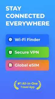 wifi map: esim, internet, vpn iphone images 1