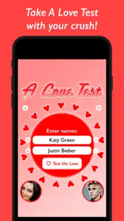 a love test: compatibility calculator iphone images 1