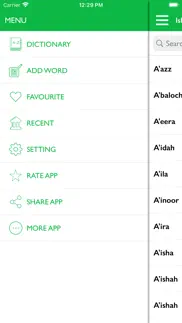 islamic dictionary with urdu iPhone Captures Décran 3