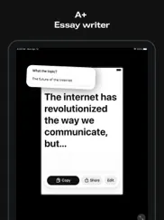 input - ai text creator iPad Captures Décran 4