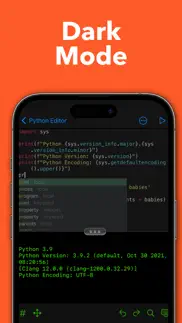 python editor app iphone capturas de pantalla 2