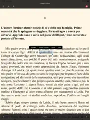 lecture en italien et audio iPad Captures Décran 1