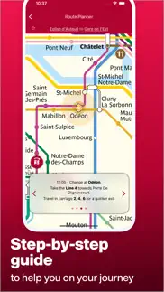 paris metro map and routes iphone resimleri 3