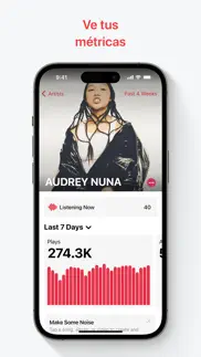 apple music for artists iphone capturas de pantalla 2