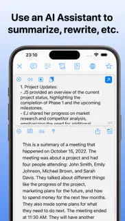 meeting notes - pdf, summaries iphone images 4