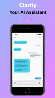 clarity ai - chat, ask, answer iphone images 1