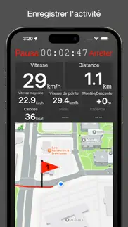 fitmeter bike - gps vélo iPhone Captures Décran 1
