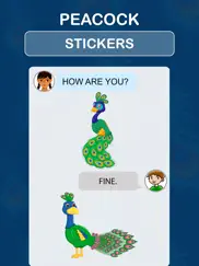 peacock stickers ipad images 2