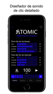 atomic metronome iphone capturas de pantalla 3