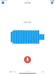 voice changer - effect sound iPad Captures Décran 1