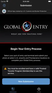 global entry mobile iPhone Captures Décran 2